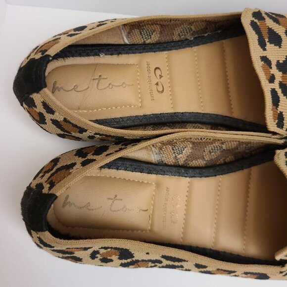 Me Too Leopard Print Ballet Flats Shoes Womens Size 7.5 - Picture 6 of 11